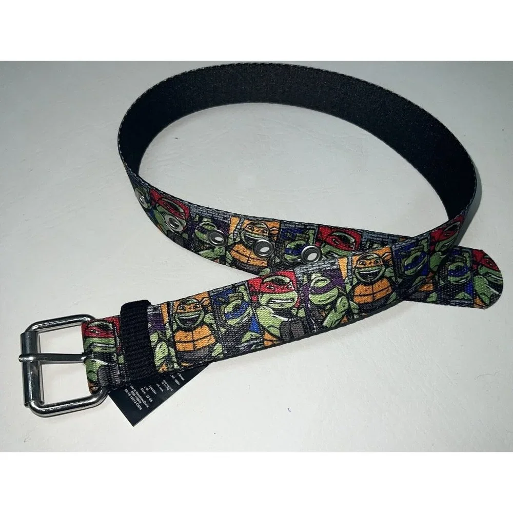 Teenage Mutant Ninja Turtles Belt Boys Size S M 22-26